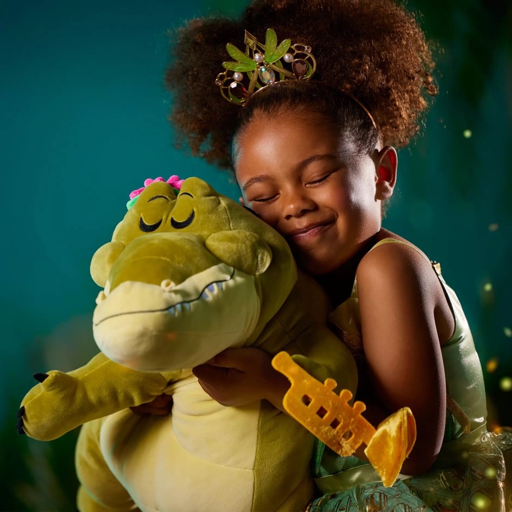 Disney The Princess & The Frog Louis Alligator Cuddleez 24" Jumbo Plush NWT
